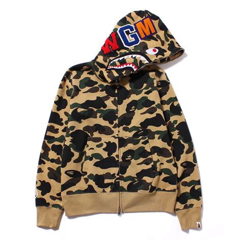 gucci bape hoodie camo its lit|bape 1st camo shark.